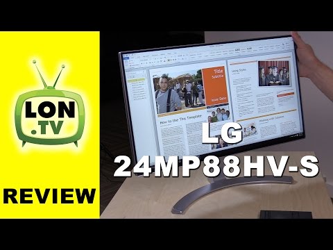 LG 24MP88HV-S Monitor - IPS Display With Super Thin Bezels