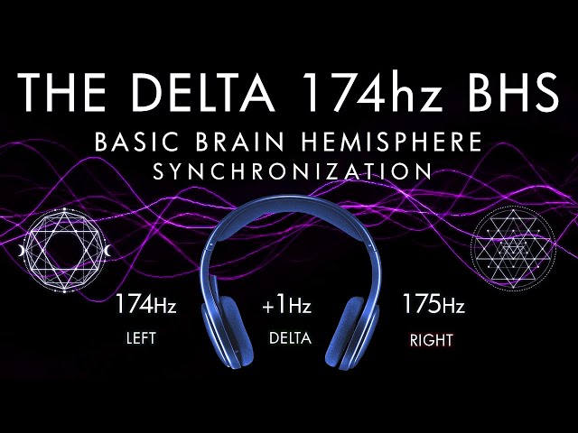 A Powerful And Secured Sleep -   DELTA 174 hz Brain Hemisphere Synchronization class=