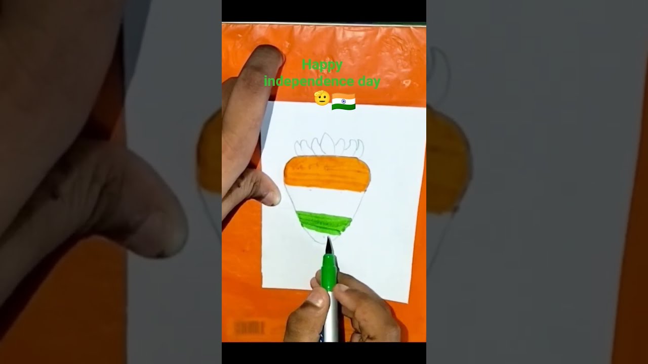 Happy Independence Day Independenceday Saneedrawing Independencedaydrawings 15thaugustdrawing