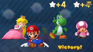 Yoshi Toadette Mario and Peach Battle On The Whimsical Waters Board In Mario Party 10!