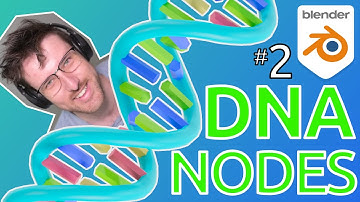 Making DNA with Geometry Nodes | Part 2 | Blender for Biochemists