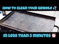 How To Clean Your ♨️ Blackstone Griddle In Less Than 5 Minutes