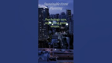 Sustainable Event Planning