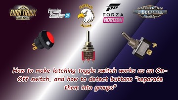 How to make latching toggle switch works as On-Off switches