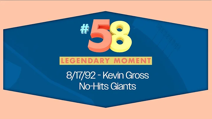 Legendary Moment #58 - Kevin Gross No-Hitter