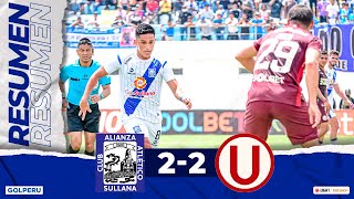 Resumen: Alianza Atlético vs Universitario (2-2) #LIGA1BETSSONXGOLPERU
