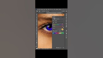 How to change eye color in Photoshop #photoshop