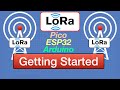 Lora  longrange radio for iot  arduino esp32 rpi pico