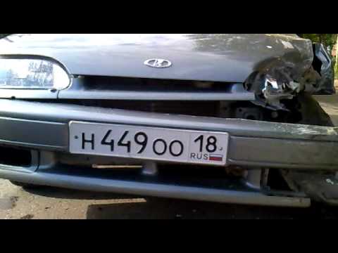 Пьяный водитель на ВАЗ 2114 врезался в Hyundai Solaris Пьяный водитель на ВАЗ 2114 врезался в Hyundai Solaris