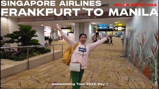 Singapore Airlines Flight From Frankfurt To Manila Via Singapore