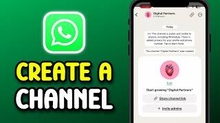 How To Create Whatsapp Channel In Seconds