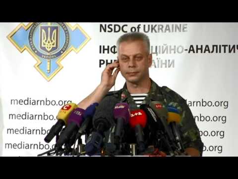 Andriy Lysenko. Ukraine Crisis Media Center, 9th of September 2014