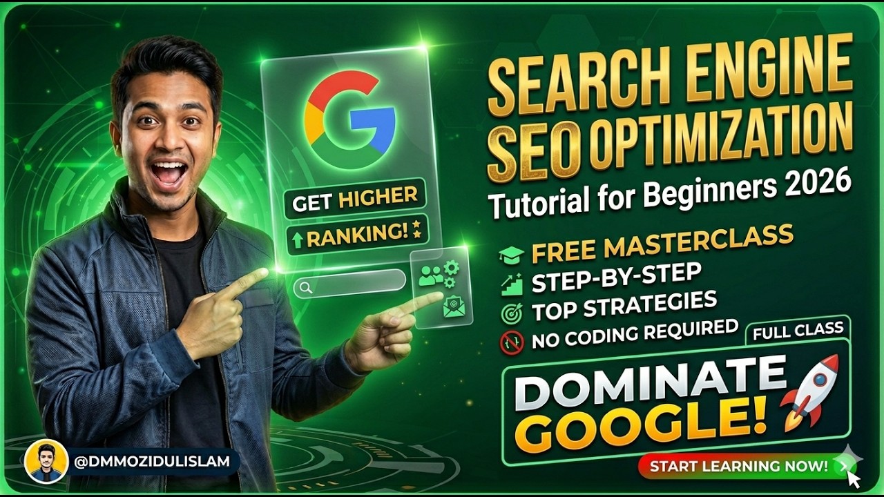 Search Engine Optimization Tutorial for Beginners 2026 - YouTube