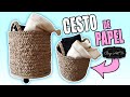 CESTO de PAPEL KRAFT | DIY kraft Paper Basket By Bego Art