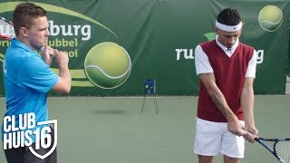 Is tennis de nieuwe hobby van Nesim Ahmadi? by Clubhuis 16 601 views 7 years ago 3 minutes, 19 seconds