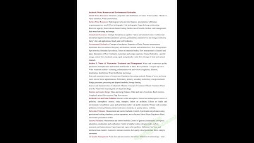 GATE 2026 Environmental Science and Engineering (ES) Syllabus – Subjects & Topics #shorts#gate2026