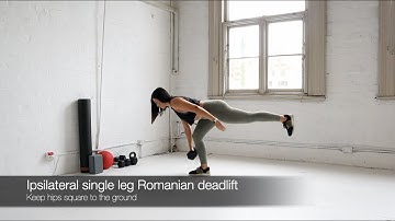 Ipsilateral Single Leg Romanian Deadlift