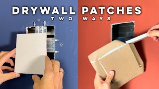 Easy Wall Patches to Repair Large Holes