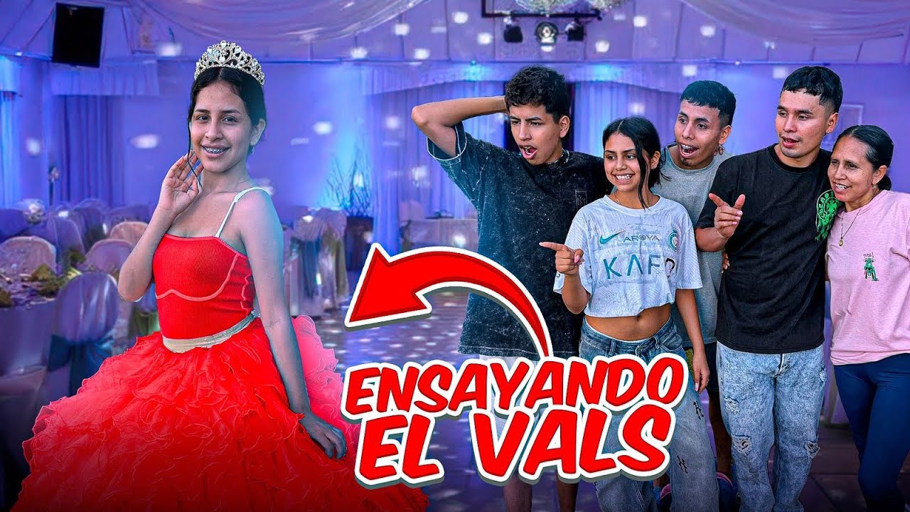 Ensayando el Vals de mis 15 años 😍 ( el vestido de Valentina)