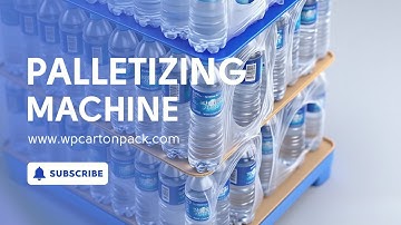 WIN-WIN PACK Single-Column Palletizer for Full-Layer Palletizing of Shrink-Wrapped Water Packs