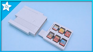 NES Switch Cart Case #3DPrinting #Timelapse #adafruit