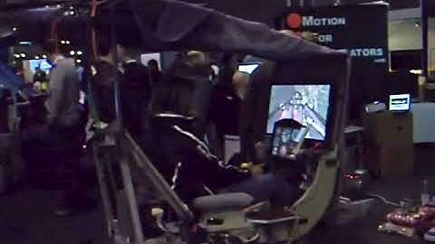 6dof motion platformHI6Sim Condor at fsweekend NL 2012