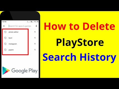 How To Delete Google Play Store Search History @urtechbuff