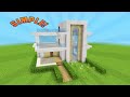 Minecraft : Tutorial Cara Membuat Rumah Modern 2 lantai Simple!