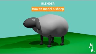 How to model a sheep - Blender Tutorial (Beginners)