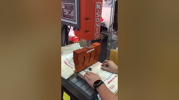 Ultrasonic plastic welding machine stationery pp file