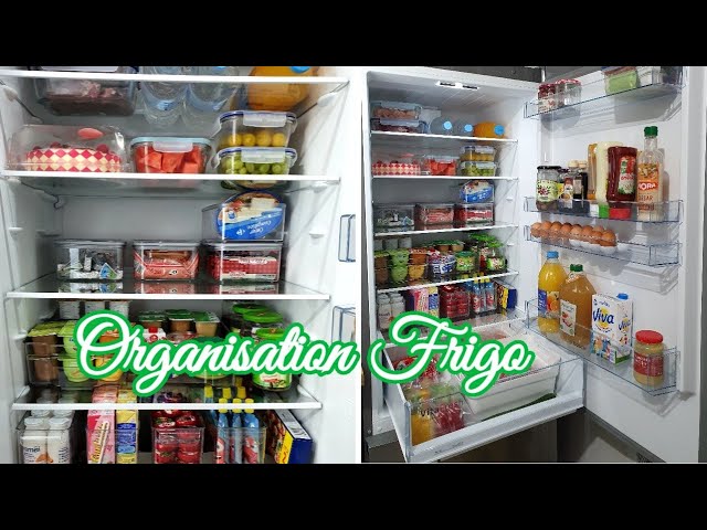 ✨RÉAMÉNAGEMENT, RANGEMENT & ORGANISATION DU FRIGO // ✨FRIDGE CLEAN &  RE-ORGANIZATION 