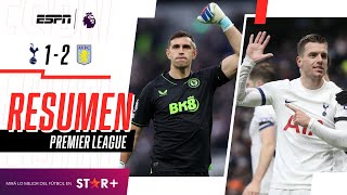 Thumbnail for ¡DIBU MARTÍNEZ FUE UNA MURALLA PARA SOSTENER EL TRIUNFAZO VILLANO! Tottenham 1-2 A. Villa | RESUMEN