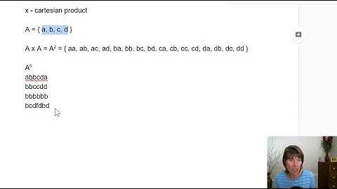 The Cartesian product with strings