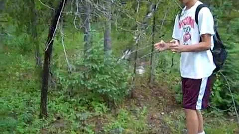 Dowsing an old grave site at Gaskill