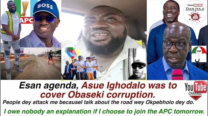 Esan agenda, Asue Ighodalo was to cover Obaseki corruption. People dey att@ck me because I talk