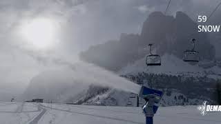 Snowmaking at its best: 3 Italian top references by DEMACLENKO