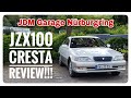 Toyota Cresta JZX100 review !German! | JDM Garage Nürburgring