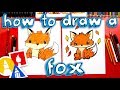 How to draw a cute fox