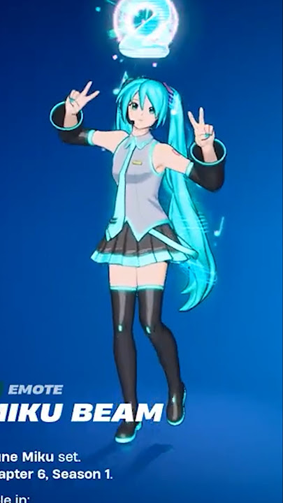 *NEW* Miku Miku Beam Emote - Fortnite x Hatsune Miku