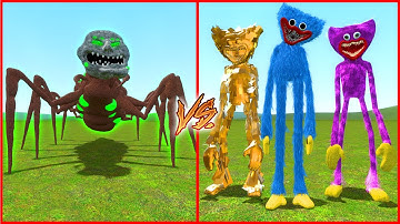 FIREFLY INCIDENT vs ALL HUGGY WUGGY Strength Comparison - GarrysMod Sandbox!!