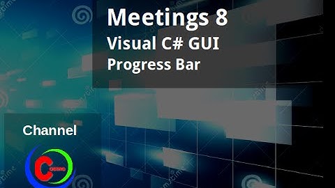 Menggunakan Progress Bar - Visual C#