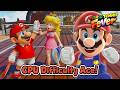 Mario Tennis Fever Mario &amp; Peach vs Luigi &amp; Daisy CPU Ace Airship Court