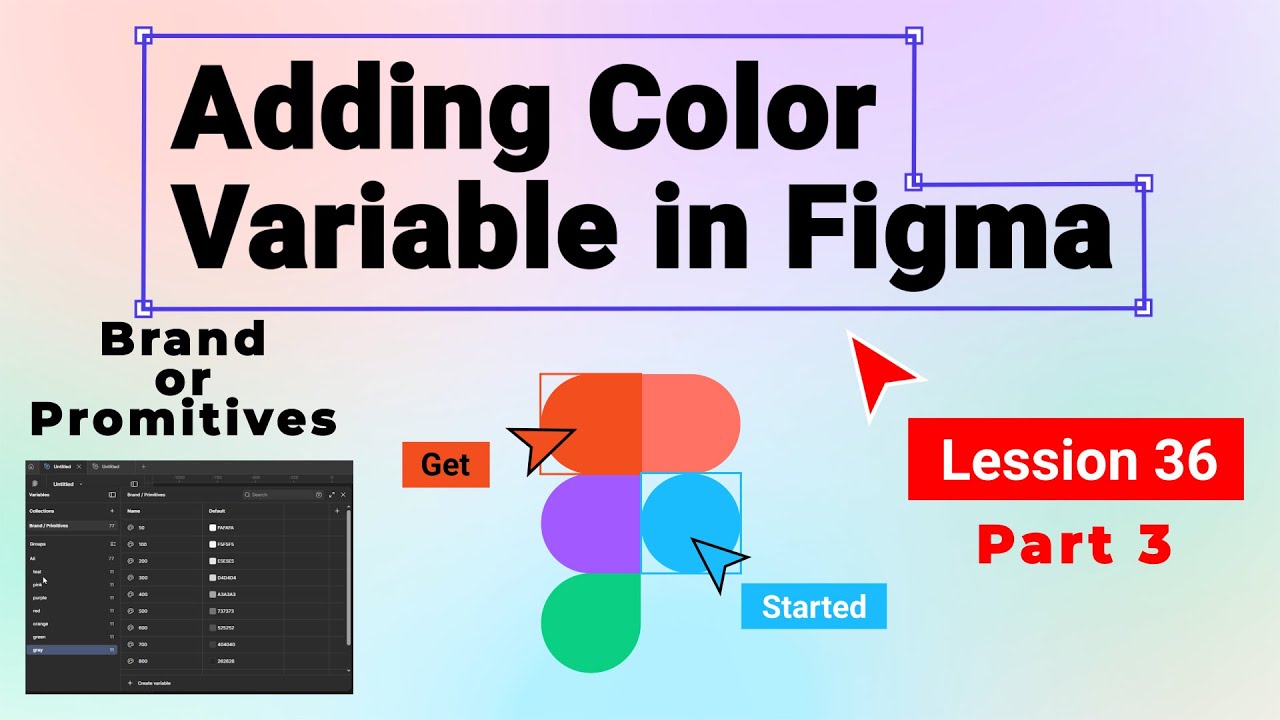 Adding Brand Colors in Figma Variable | Part 3 | Lesson 36 | Figma Tutorial For Beginners in Hindi