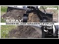 6-Way Dozer Blade/Grader/Leveler for skid steer in action