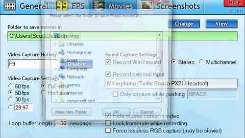 How to use fraps 3.4.5