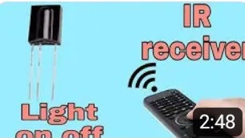 How To Make a IR Remote Tester Circuit/IR Sensor Or IR Receiver Circuit LIGHT ON/OFF(HOMEMADE)