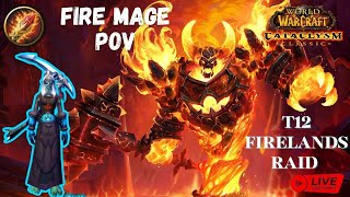 🔥#52 T12 Firelands Fire Mage 7/7 HEROIC RAGNAROS KILL - World of Warcraft Cataclysm Classic