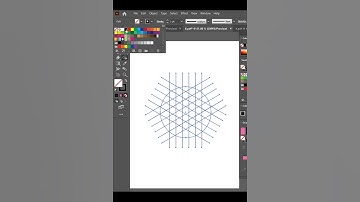 Monogram Logo In Illustrator #illustrator #logo #shorts