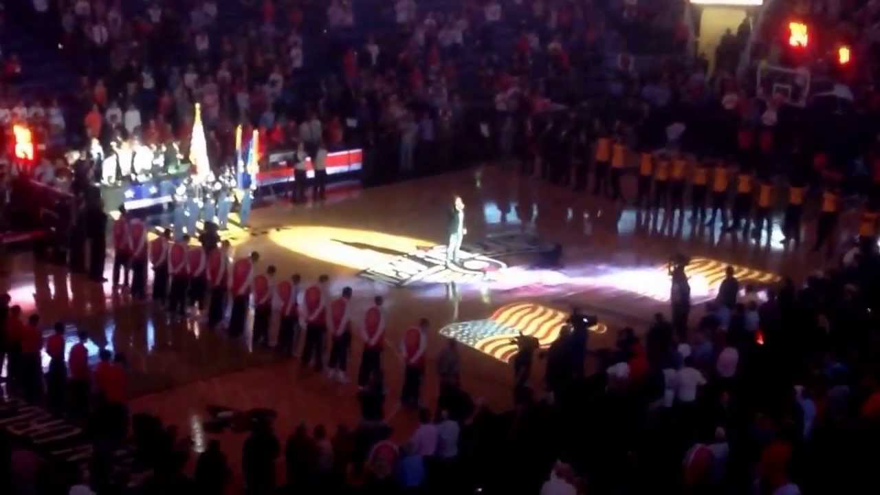 National Anthem by Terry McDermott NBA Game Pacers vs. Pelicans Oct