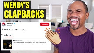 TOP 80 Wendy’s CLAPBACK TWEETS (pt 3) | EPIC roasts of all time